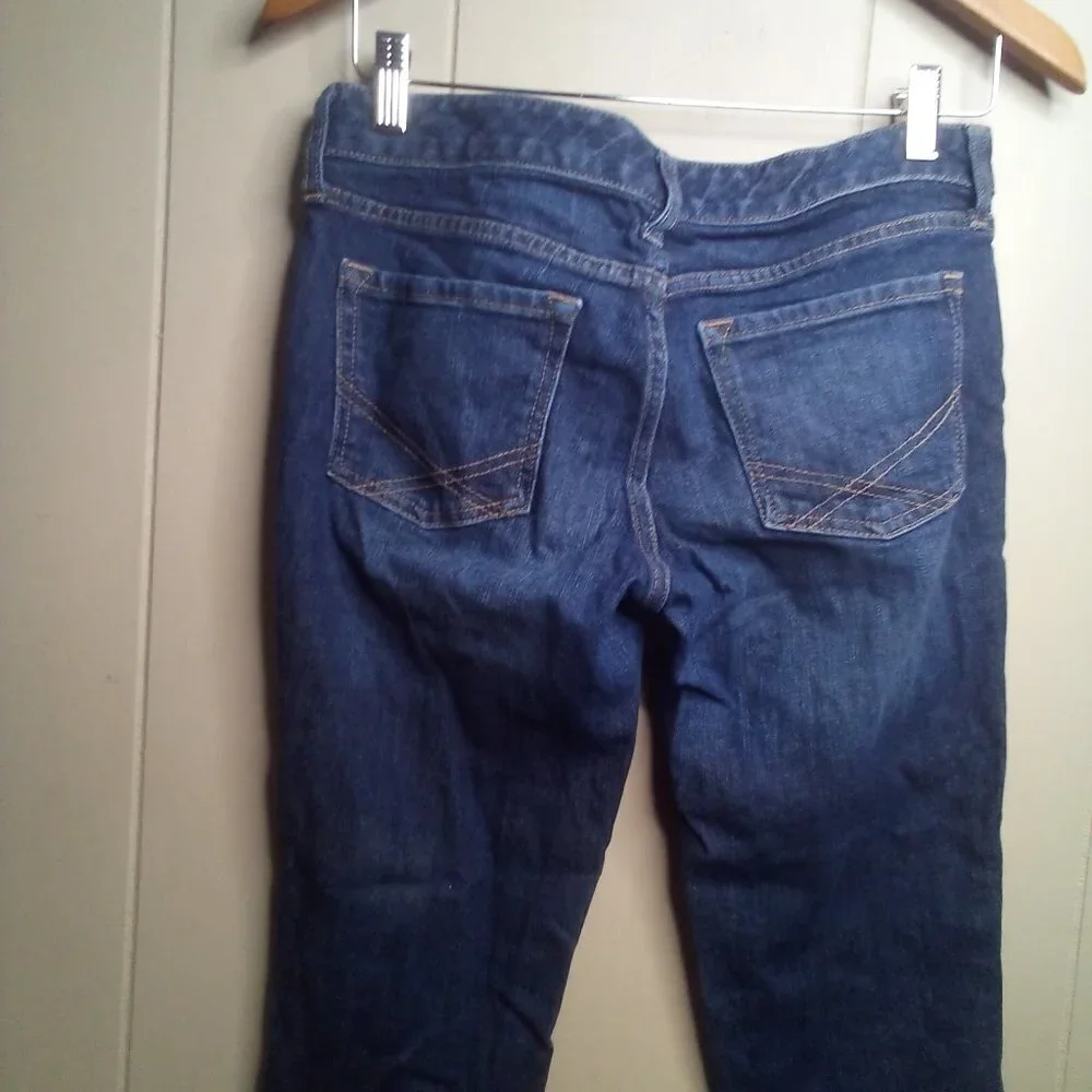 Gap Jeans 4 27 Premium Skinny Button Ankle Blue